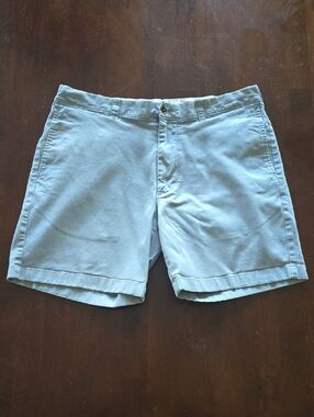 J. Crew Mercantile Flex Casual Light Blue Men's Chino Shorts